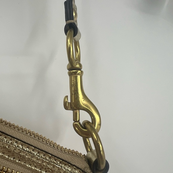 Coach Poppy Multicolor Wristlet with Gold Details - Picture 3 of 7